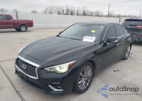 2018 Infiniti Q50 3.0T Luxe z USA, uszkodzony, nr VIN JN1EV7AP2JM363554